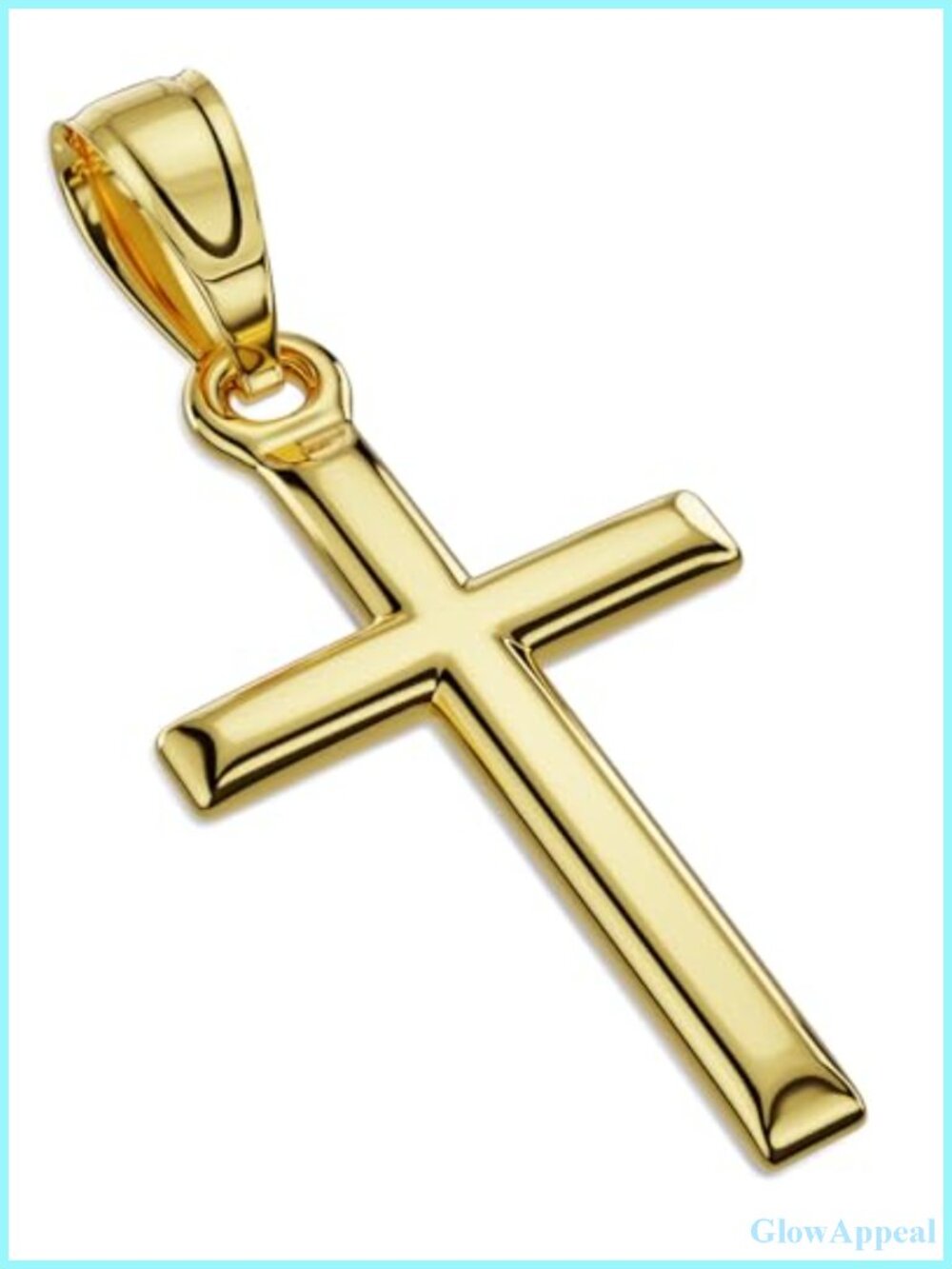 316L Stainless Steel Cross Pendant Necklace for Men Women 18-24 Inch Chain